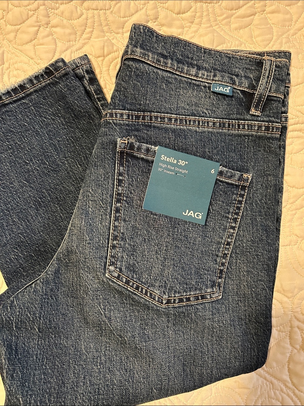 FDJ Stella High Rise Straight Jeans